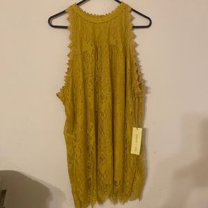 Paper+Tee 2X Mustard color